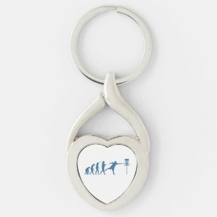 Llavero Evolución del disco de golf - Regalo divertido par