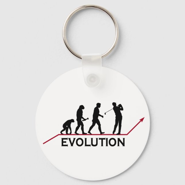 Llavero Evolución del golf (Anverso)