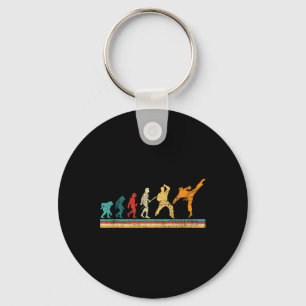 Llavero Evolución del Karate - Entrenador de Artes Marcial