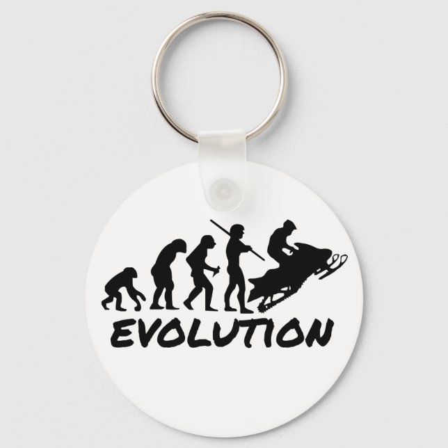 Llavero Evolución del Snowmobile (Anverso)