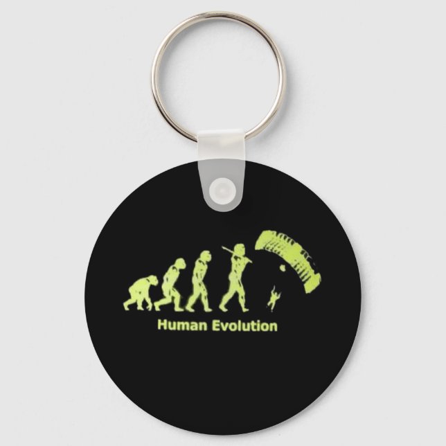 Llavero Evolución humana SkyDive (Anverso)