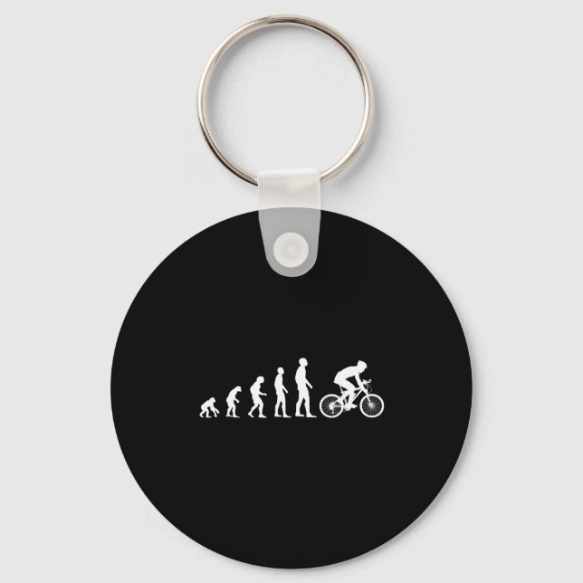 Llavero Evolution Bike Man Humour Cyclist Funny  (Anverso)