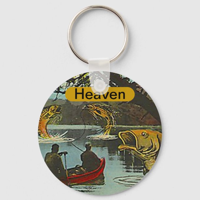 Llavero Exageración de pesca del cielo en KEYCHAIN (Anverso)