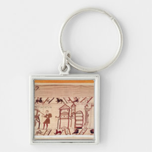 Llavero Excavación de los fortalecimientos para un campo