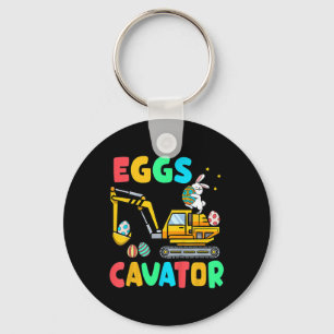 Llavero Excavadora de huevos divertida para niños Caza de 