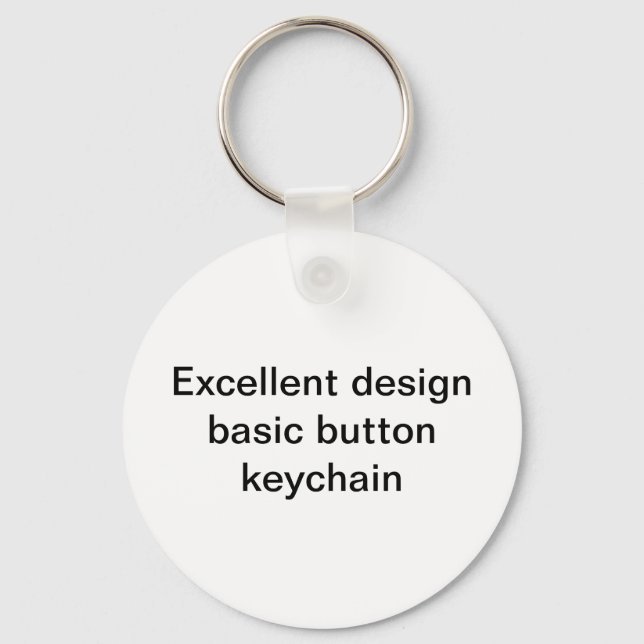 Llavero Excellent design basic button keychain (Anverso)
