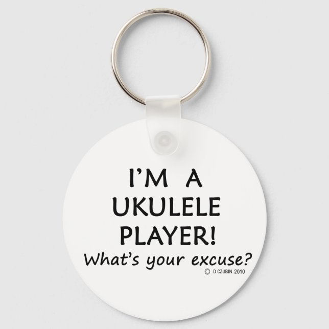 Llavero Excusa del jugador de Ukulele (Anverso)