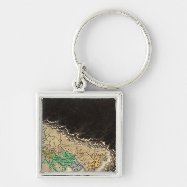 Llavero Exhibición del Imperio de Charlemagne 814 AD (Frente)