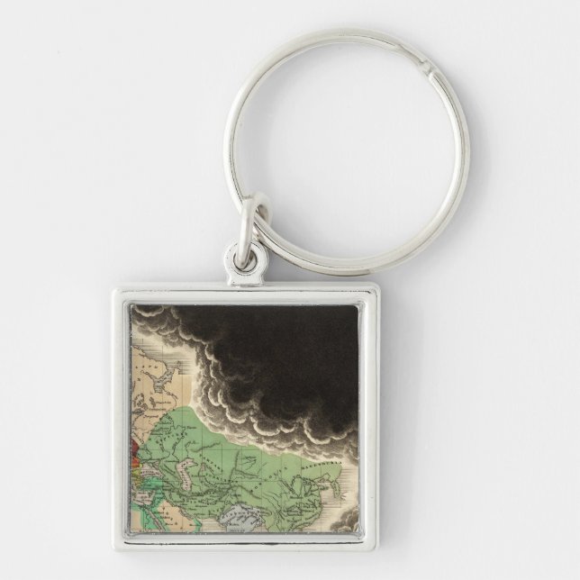 Llavero Exhibiendo El Imperio de Kublai Khan 1294 AD (Frente)