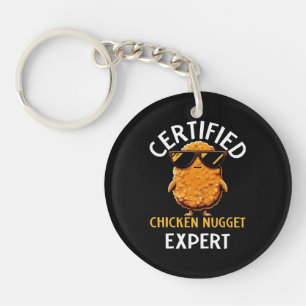 Llavero Experto certificado en el nugget de pollo