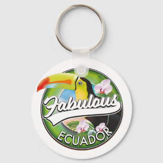 Llavero Explora el logotipo fabuloso de Ecuador