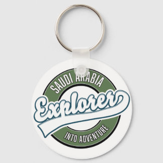 Llavero Explorador de Arabia Saudita en el logo de una ave