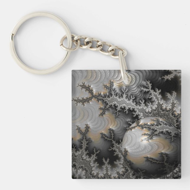 Llavero Explorando el reino de Mandelbrot (Frente)