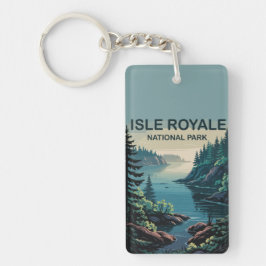 Llavero Explorar el remoto paraíso de Isle Royale Michigan