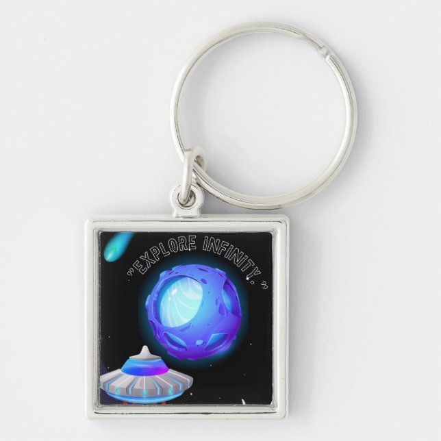 Llavero Explorar infinito (Frente)