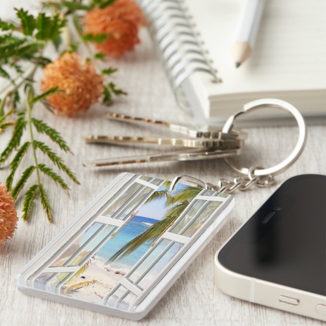 Llavero Explore nuestra playa de verano (Frente Derecha)