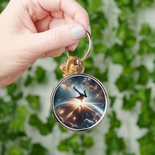 Llavero Explosión de la ruptura galáctica en el espacio pr (Mano)