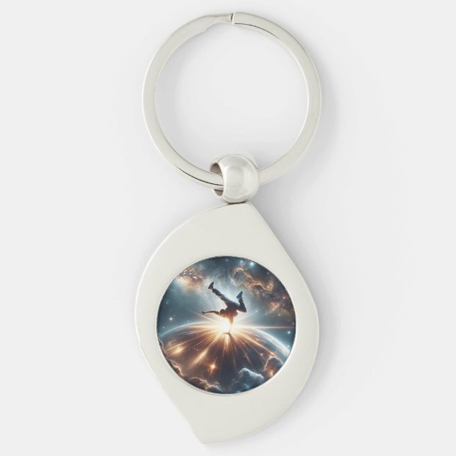 Llavero Explosión de la ruptura galáctica en el espacio pr (Anverso)