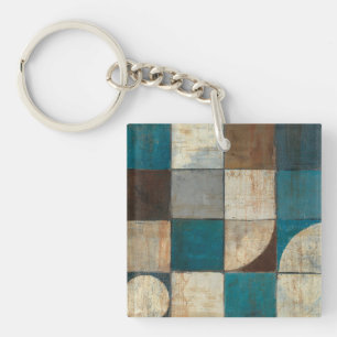Llavero Extracto en azul y Brown