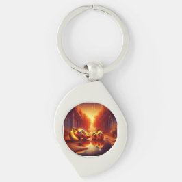 Llavero Extrañas Criaturas De Banana En El Salón Del Fuego