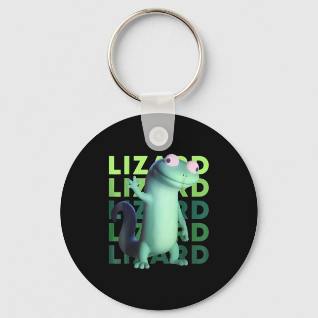 Llavero Extraño Cómnito Hombres Hombres Lizard Liz (Anverso)
