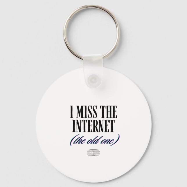 Llavero Extraño el viejo Internet (Anverso)