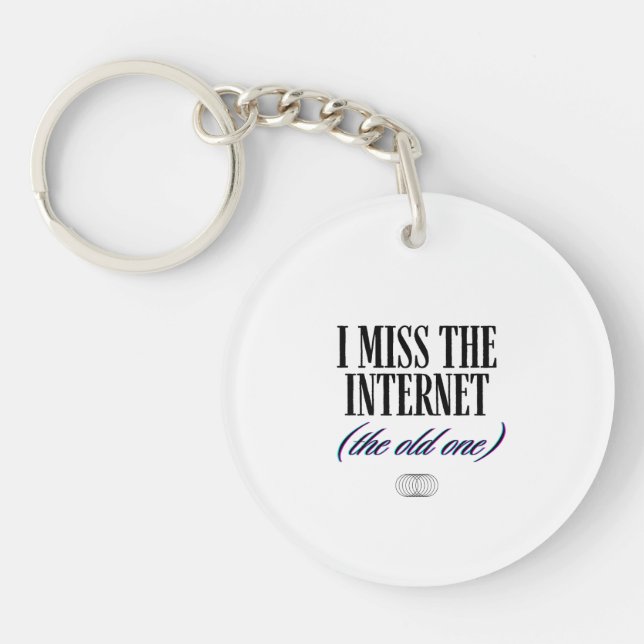 Llavero Extraño el viejo Internet (Frente)