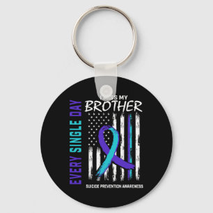 Llavero Extraño Mi Hermano Ame De Prevención De Conciencia