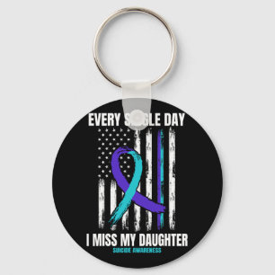 Llavero Extraño Mi Hija Camisa De Concienciación Suicida P
