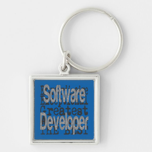 Llavero Extraordinaria del desarrollador de software (Frente)