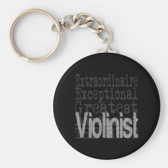 Llavero Extraordinaria violinista (Frente)