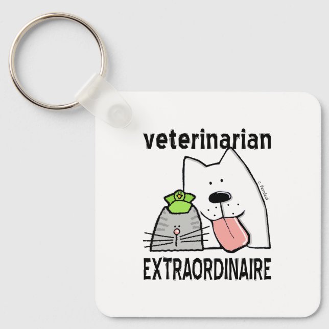 Llavero Extraordinario veterinario (Anverso)