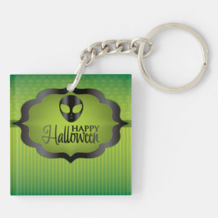 Llavero Extraterrestre verde de Halloween