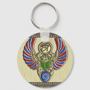 Llavero Eye of Horus Scarab Keychain