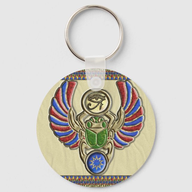 Llavero Eye of Horus Scarab Keychain (Anverso)
