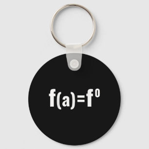 Llavero F(a)=f0 Ecuación matemática - F.a.f.o Política Ame