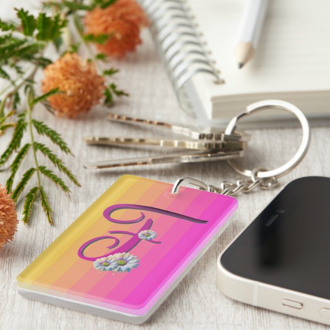 Llavero F Cadena de clave inicial (Frente Derecha)