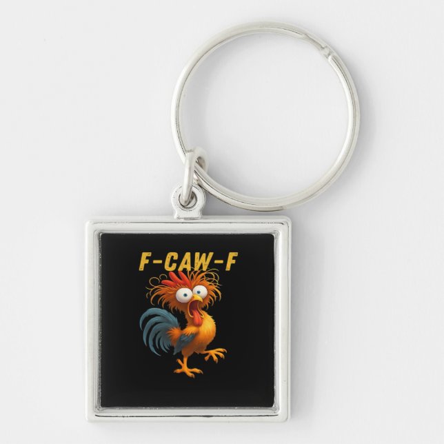 Llavero F-Caw-F Chicken Essential Funny Design (Frente)