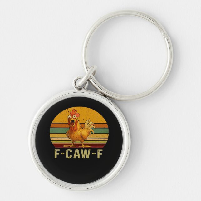 Llavero F-Caw-F Chicken Essential Retro Classic (Frente)