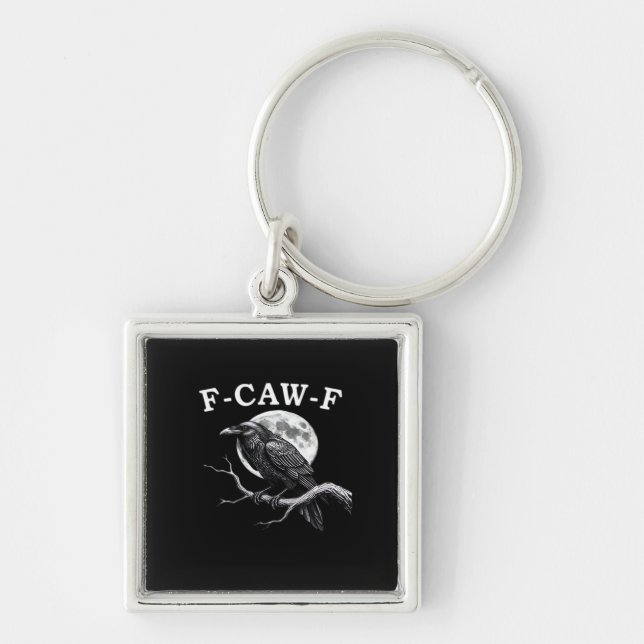 Llavero F-Caw-F Crow Funny Crow F-Caw-F Gear Creative Styl (Frente)