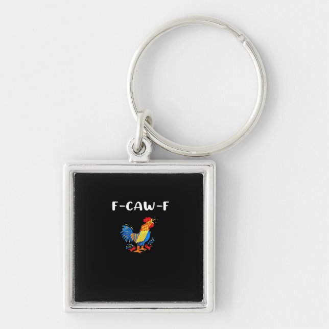 Llavero F-Caw-F Divertido Moderno (Frente)