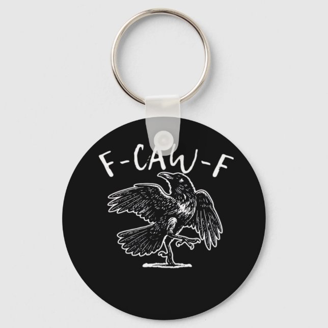 Llavero F-Caw-F Divertido Moderno (Anverso)