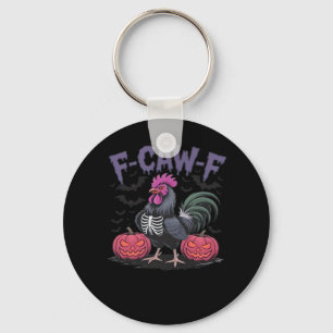 Llavero F Caw F Gallina Divertida Clásico Estilo Simple Li
