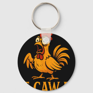 Llavero F-caw-f Granja de Pollos Divertida Humor Pollo Mem
