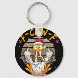 Llavero F-caw-f Humor Divertido de Pollo F-caw-f Cita Gall