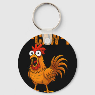 Llavero F-caw-f Humor Divertido de Pollo F-caw-f Cita Gall