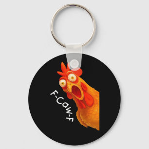 Llavero F-Caw-F Pollo Esencial Clásico Retro