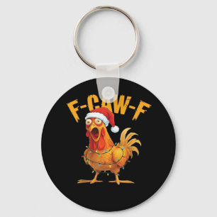 Llavero F-Caw-F Pollo Navidad Esencial