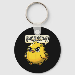 Llavero F-cheep-f Gallina Enojada Cómic Arte Pop