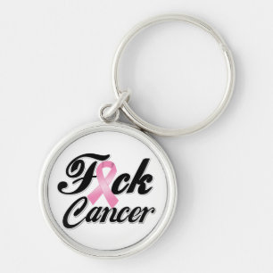 Llavero F*CK Camisetas de cáncer de mama